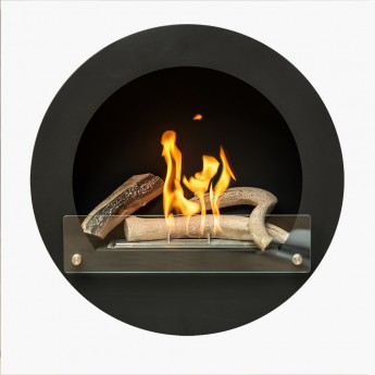 Ecosy+ Wall Mounted Bioethanol Fire Basket / Bio Fireplace 