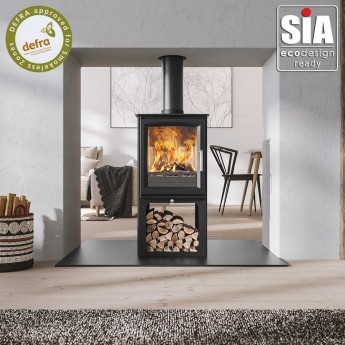 Ottawa Deluxe Wide Tall - Defra-Approved 5kw Ecodesign Wood