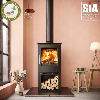 Ottawa Deluxe Wide Tall - Defra-Approved 5kw Ecodesign Wood Burning Stove