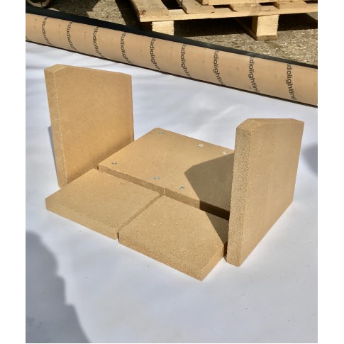 Replacement Fire Brick Set For Purefire 5kw Curve