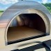 Full Stainless Steel Green Machine Pizza Oven - With Stand and Side Shelves and Stone Base