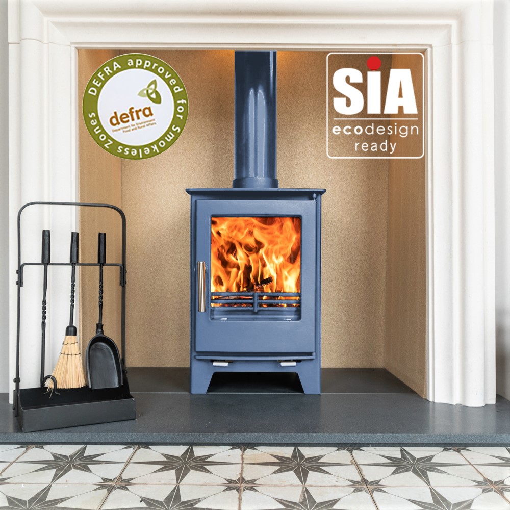 Ottawa Deluxe Wide Tall - Defra-Approved 5kw Ecodesign Wood Burning Stove